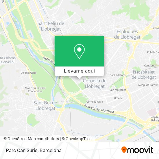 Mapa Parc Can Suris