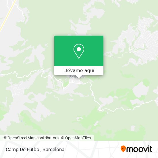 Mapa Camp De Futbol
