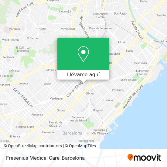 Mapa Fresenius Medical Care