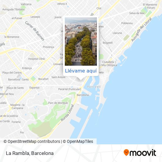 Mapa La Rambla