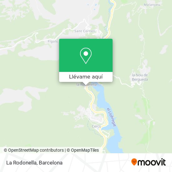 Mapa La Rodonella