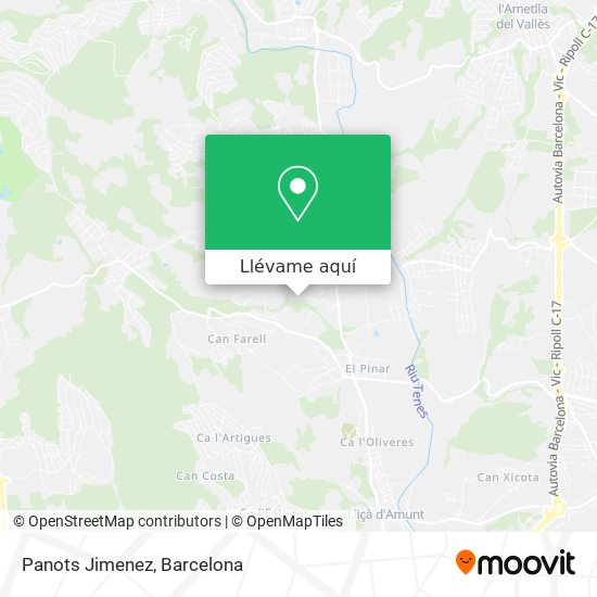 Mapa Panots Jimenez