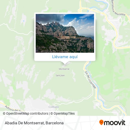 Mapa Abadia De Montserrat
