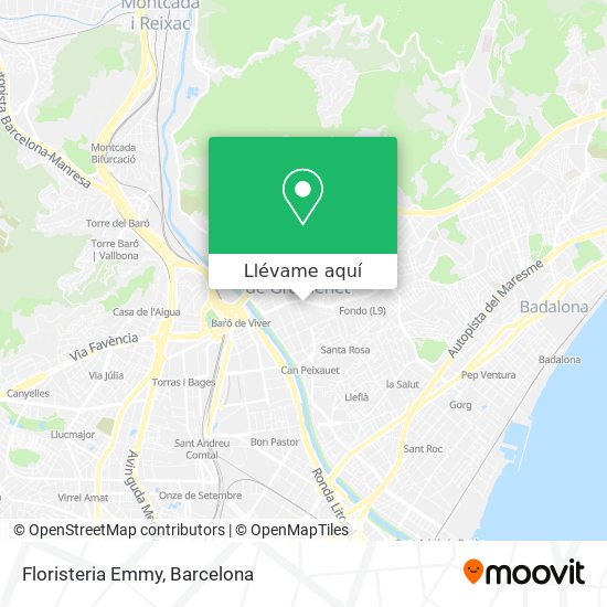 Mapa Floristeria Emmy
