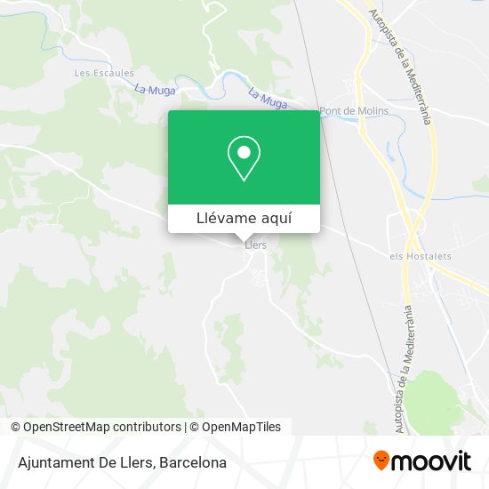 Mapa Ajuntament De Llers