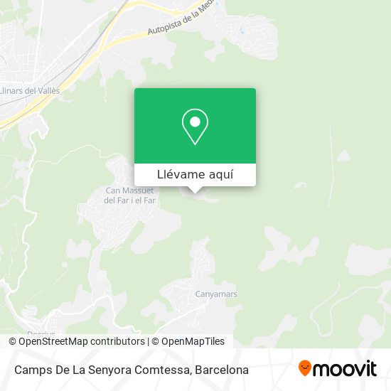 Mapa Camps De La Senyora Comtessa