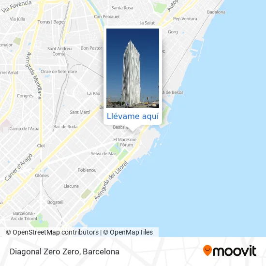 Mapa Diagonal Zero Zero