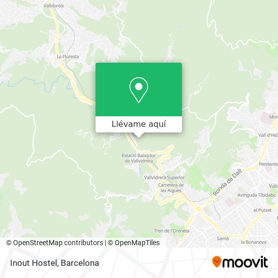 Mapa Inout Hostel