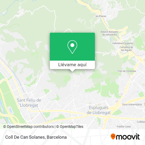 Mapa Coll De Can Solanes
