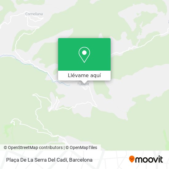 Mapa Plaça De La Serra Del Cadí