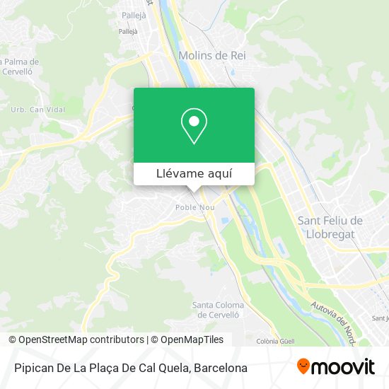 Mapa Pipican De La Plaça De Cal Quela