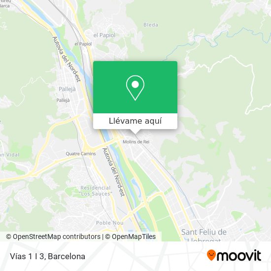 Mapa Vías 1 I 3