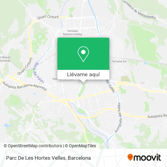 Mapa Parc De Les Hortes Velles