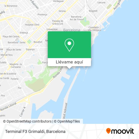 Mapa Terminal F3 Grimaldi