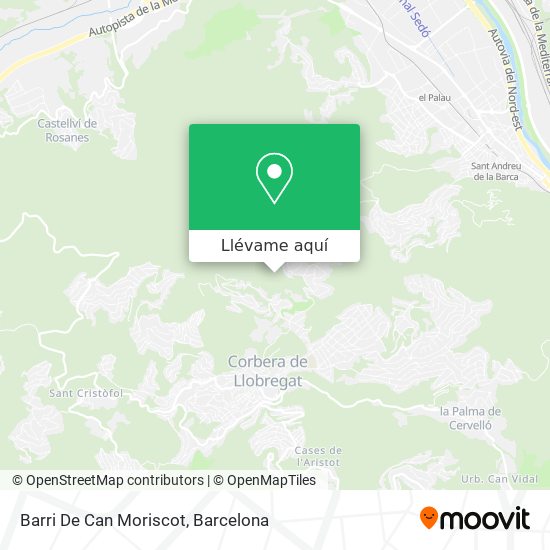 Mapa Barri De Can Moriscot