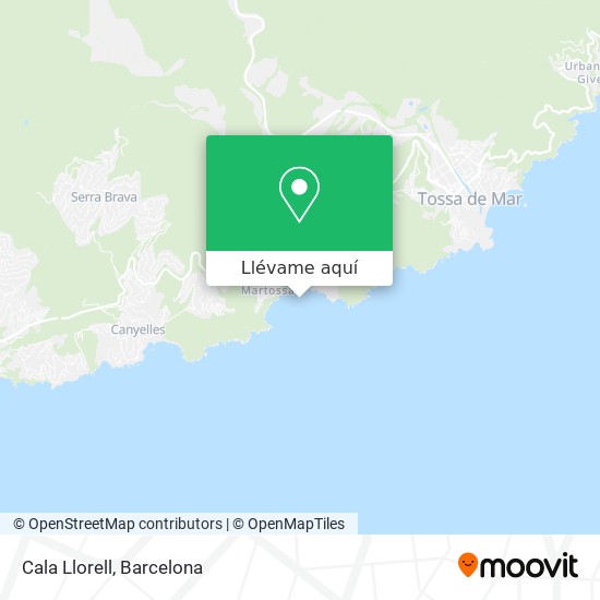 Mapa Cala Llorell