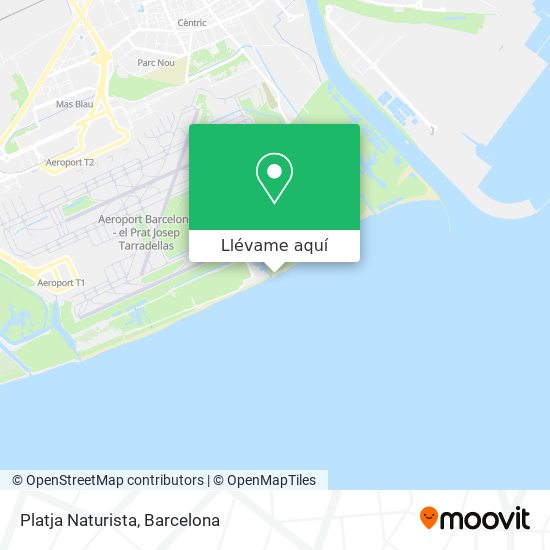 Mapa Platja Naturista