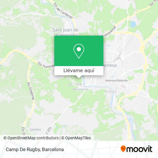 Mapa Camp De Rugby