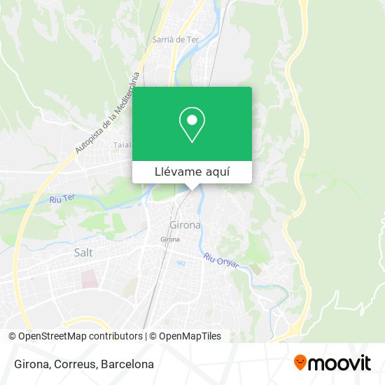 Mapa Girona, Correus