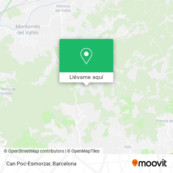 Mapa Can Poc-Esmorzar