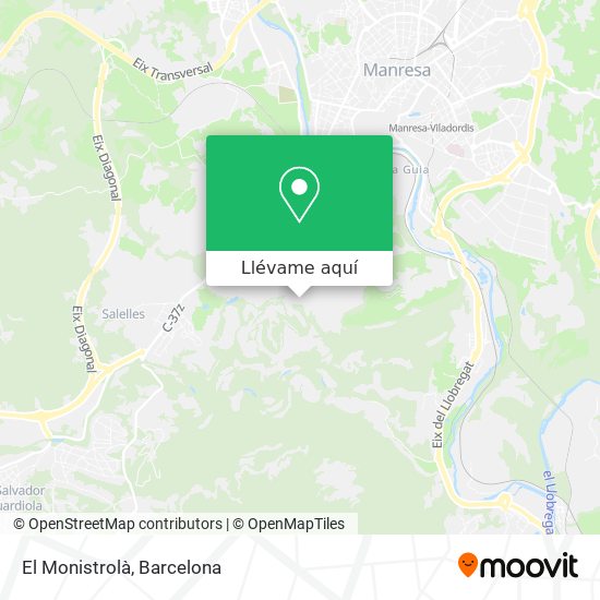Mapa El Monistrolà