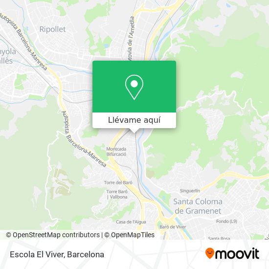 Mapa Escola El Viver