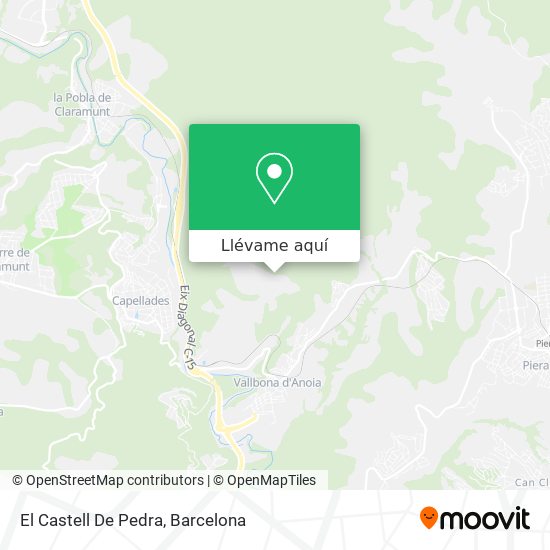Mapa El Castell De Pedra