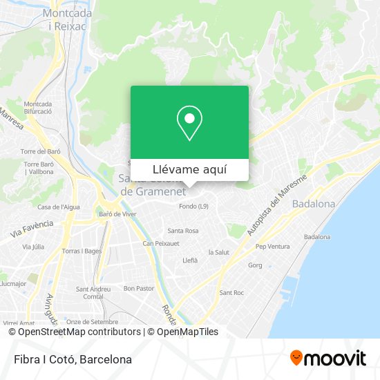 Mapa Fibra I Cotó