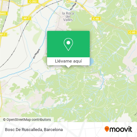 Mapa Bosc De Ruscalleda