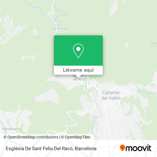 Mapa Església De Sant Feliu Del Racó