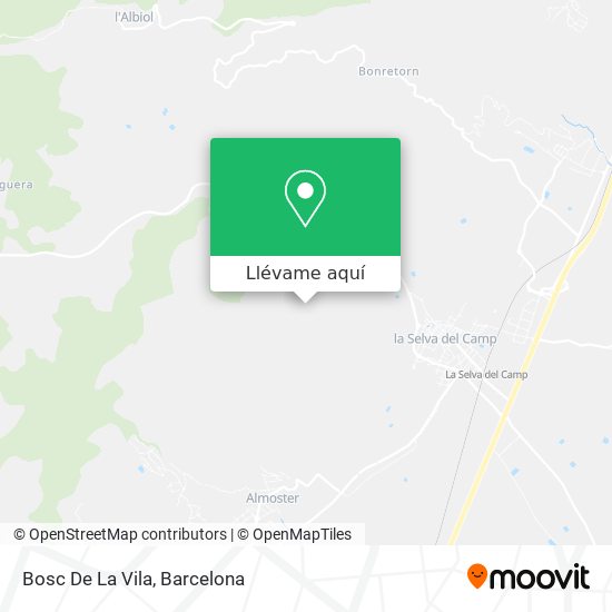 Mapa Bosc De La Vila