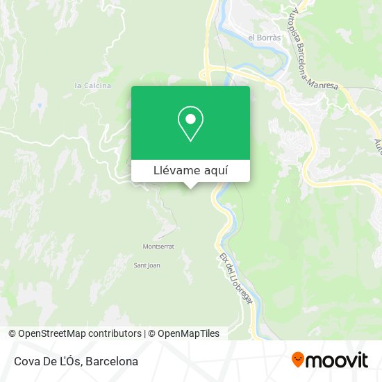 Mapa Cova De L'Ós