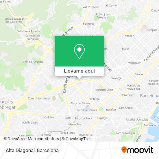 Mapa Alta Diagonal