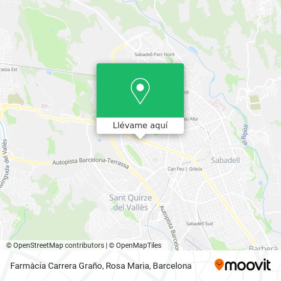 Mapa Farmàcia Carrera Graño, Rosa Maria