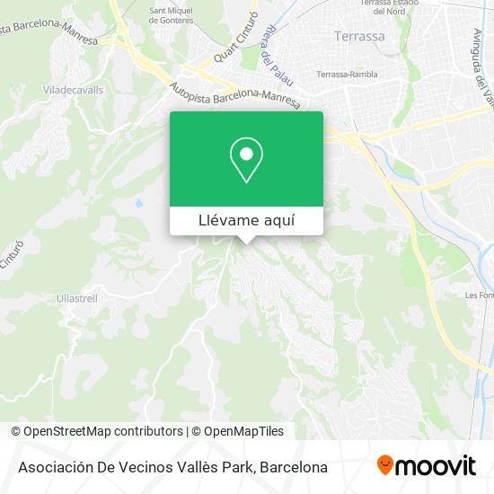 Mapa Asociación De Vecinos Vallès Park