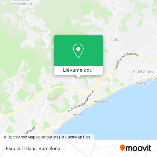 Mapa Escola Tiziana