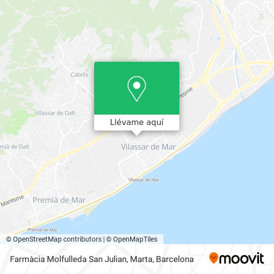 Mapa Farmàcia Molfulleda San Julian, Marta
