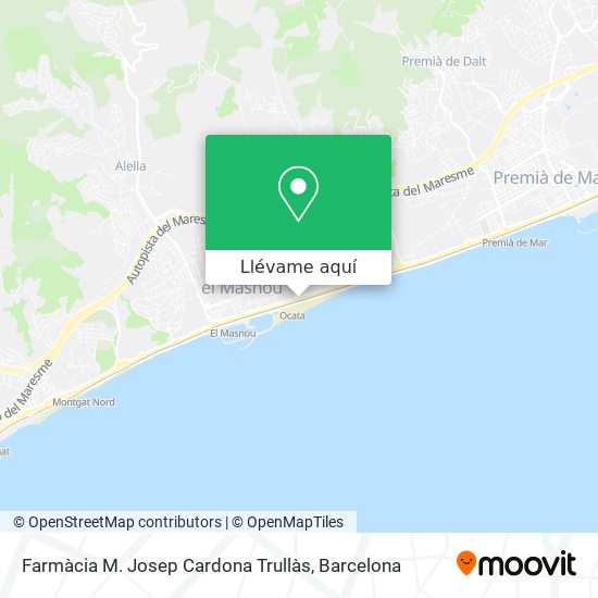 Mapa Farmàcia M. Josep Cardona Trullàs