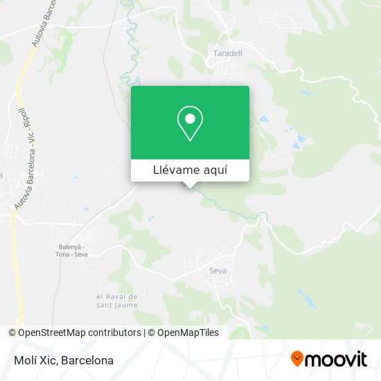 Mapa Molí Xic