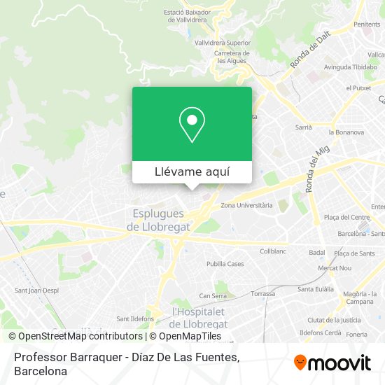 Mapa Professor Barraquer - Díaz De Las Fuentes