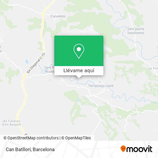 Mapa Can Batllori