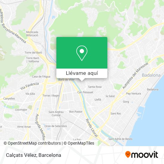 Mapa Calçats Vélez