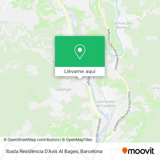 Mapa Ibada Residència D'Avis Al Bages