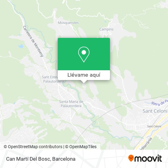 Mapa Can Martí Del Bosc