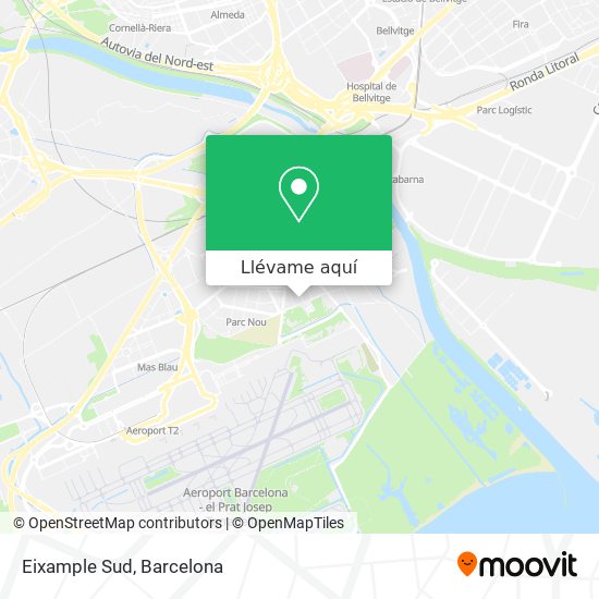 Mapa Eixample Sud