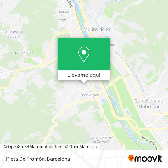 Mapa Pista De Frontón