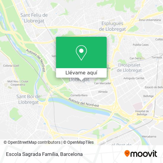 Mapa Escola Sagrada Família