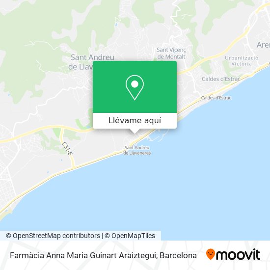 Mapa Farmàcia Anna Maria Guinart Araiztegui