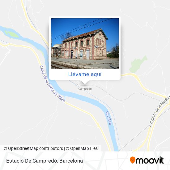 Mapa Estació De Campredó