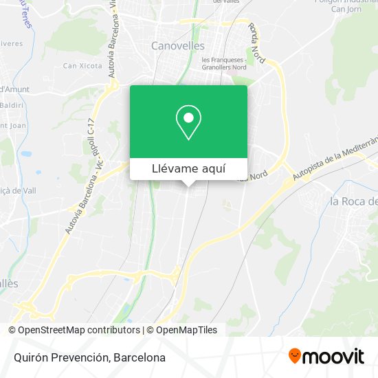 Mapa Quirón Prevención